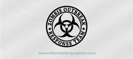 Zombie Outbreak Response Team Biohazard Decal